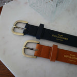 Ceinture "Léon" boucle dorée