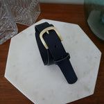 Ceinture "Léon" boucle dorée