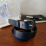 Ceinture "Léon" boucle argentée